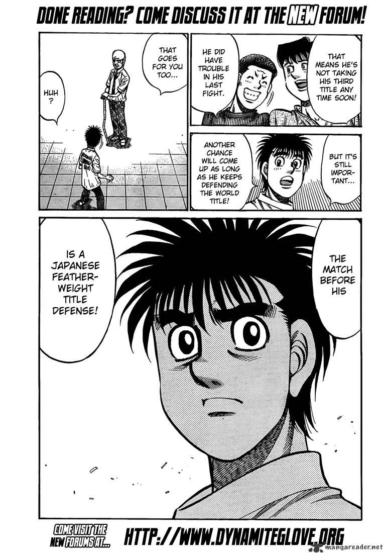 Hajime no Ippo: Fighting Spirit, Chapter 915 image 17